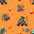 Digitales Stoffdesign - Dragon Monster Truck- 1